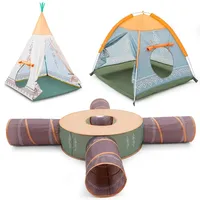 Coil Zeltset Kinderzelt Spielzelt 7 in 1 Tunnels für Kinder COIL