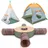 Coil Kinder Spielzelt 7-teilig mit Tunnel – Tipi, Iglu & Spielhaus – Indoor Outdoor Spielzelt Set für Kinder ab 3 Jahren - Pop Up Kinder Spiel...