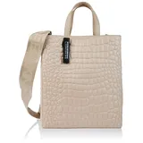 Liebeskind Berlin Liebeskind Handtasche Paper Bag M20 Croco Shopper Nude Damen