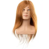 Efalock Übungskopf Lotta Humanhaar hellbraun 40 cm