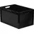 Surplus Systems Eurobox 60 x 40 x 32 cm, 62 l, schwarz