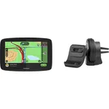 TomTom Navigationsgerät GO Essential (6 Zoll, Stauvermeidung Dank TomTom Traffic) & Aktiv Lüftungsschlitzhalterung