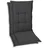 GO-DE Sesselauflage 50 x 108 x 5 cm grau 2 St.