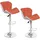 MCW Barhocker A92 höhenverstellbar Kunstleder  terracotta