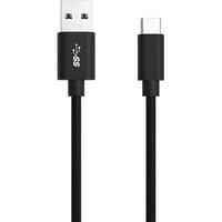 Ansmann USB-Kabel USB 3.2 Gen1 (USB 3.0 / USB 3.1 Gen1) USB-A Stecker, USB-C® Stecker 1.20m Schwarz