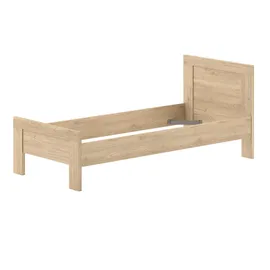 58 aufm Kessel KINDERZIMMER SET Keelia Eiche Melamin mit Bett 90x200 und Nachtkonsole