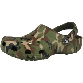 Crocs Classic Printed Camo Clog army green/multi 39-40