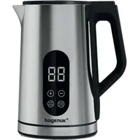 Hagenuk Digitaler Wasserkocher 1,7L 2200W Temperaturwahl in 10° Schritten