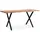 KADIMA DESIGN Schreibtisch XL Professional 180x90 Akazie Massiv Goldbraun-Schwarz Baumkante Büro Design Kreta Kollektion Kadima Design