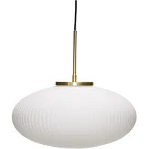 Hübsch Serene 1-flg. Ø 40 cm oval weiß