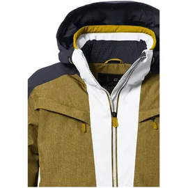 KILLTEC Herren, Skijacke/Funktionsjacke mit abzippbarer Kapuze und Schneefang KSW 407 MN SKI JCKT, cloud grey, M, 41959-000