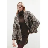 More & More More - More Teddyjacke in Hellbraun | 34