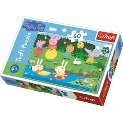 Trefl 17326 - Peppa Pig, Urlaubsspaß, Puzzle, 60 Teile