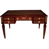 Casa Padrino Luxus Barock Schreibtisch Sekretär 5 Schubladen 120 cm - Handgefertigt aus Massivholz - Barock Schreibtisch Büro Möbel