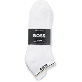 Boss Sneakersocken 3er Pack Weiß 43-46