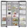 Samsung RS90F64EDF RS94F Side-by-Side (621 l, 1784 mm hoch, Schwarz)