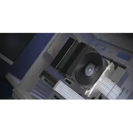 Mars Gaming MCPU-XU6, CPU-Kühler Doppelturm, TDP 350W, 2x Hybridflügel-Lüfter und Hyperbalanciertes Kupfer-FDB-Lager, 6 Heatpipes mit HCT ULTRA Technologie, Universeller Multisocket, Schwarz