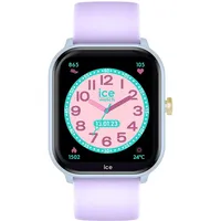 ICE-Watch - ICE smart junior 2.0 Soft blue Purple - Blaue Kinder Connected Watch mit lila Silikonarmband - 022800