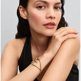 Pandora Damenarmreif mit Herz, Essence-Kollektion, vergoldet - Gold