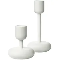 Iittala Kerzenständer-Set Nappula weiß