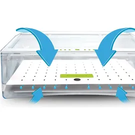 Amica KGC 15494 E Kühl-Gefrierkombination (250 l, 1800 mm hoch, Edelstahl)