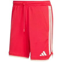 adidas Shorts ADIDAS SPORTSWEAR "STADIUM MESH", Herren, Gr. M, N-Gr, pure ruby, crystal linen, sanftes weiß, normal, gr., Obermaterial: 100% Polyester, Hosen Shorts