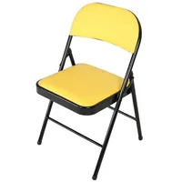 Hti-Living Klappstuhl Kunstleder Gestell Schwarz