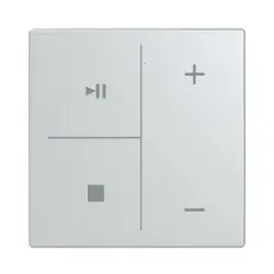 Busch-Jaeger LFMW/A.4.63.1-83 Abdeckung als Taster 4-fach mit Symbolik Musiksteuerung 2CKA006199A0329 LFMWA463183