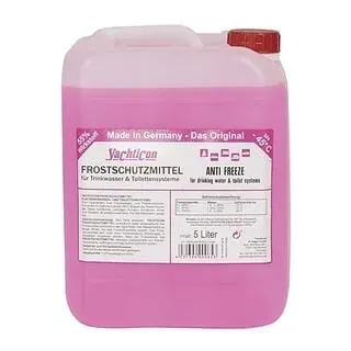 Yachticon Frostschutzmittel für Trinkwasser- und Toilettensysteme, 5 l, Frostsicher: -45 °C)