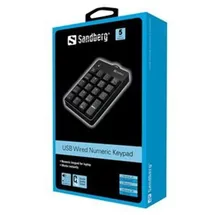 Sandberg USB Wired Numeric Keypad - Schwarz