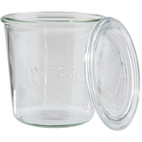 APS 82347 2er-Set Weck-Glas mit Deckel, Sturzform, 580 ml, Ø 11 cm, Höhe 11 cm
