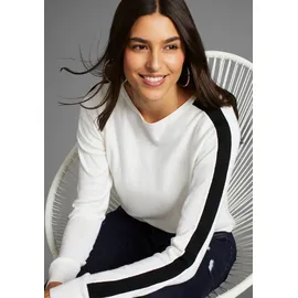 LAURA SCOTT Longpullover in schwarz-weiß | Gr.: 34