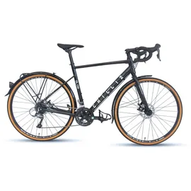 chilliz Gravelbike GL.08 28 Zoll RH 57 cm Unisex schwarz, glänzend