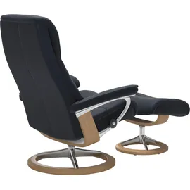 Stressless Stressless® Fußhocker »View« mit Signature Base,Gestell Eiche blau