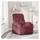 vidaXL Relaxsessel mit Liegefunktion Polyester 86,5 x 93,5 x 86,5 cm Weinrot