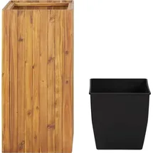 vidaXL Garten-Hochbeet 43,5 x 43,5 x 90 cm Braun
