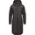 Ragwear Damen, Wasserdichte Übergangsjacke leichte Jacke lang mit Kapuze Belinka Dark Grey Melange24 Gr. S - S