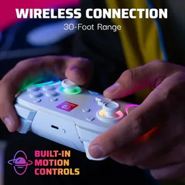 PDP Afterglow Wave Wireless Pro Controller Weiß
