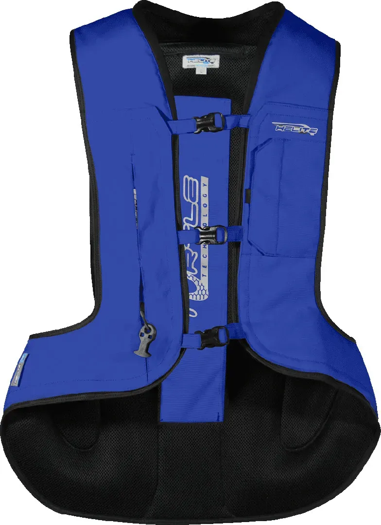 Helite Turtle 2.0 Airbag Vest, blauw, XL Voorman