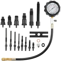 Vevor Kompressionsmesser Kompressionstester Kompressionsprüfer Testgerät Kompressionsmessgerät mit einem 80-mm-Manometer