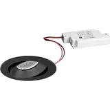 Brumberg BB35 LED-Einbaustrahler 1x 7W rund schwarz