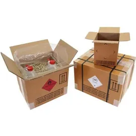 TransPak Gefahrgut-Karton 2-wellig, 390 x 390 x 430 mm, Inhalt 65l, 4fach Zulass.:(4GV):IATA(Luft), IMDG(See), RID/ADR(Land)