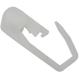 GARDINIA Rollringe UV-beständig Weiß 50-er Pack