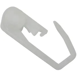 GARDINIA Rollringe UV-beständig Weiß 50-er Pack
