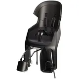 Bobike 8010900001 - Hinterer neigbarer Fahrradkindersitz für Rahmen Exclusive Evolve Maxi verstellbare Kopfstütze, 5-Punkt-Gurt für Kinder bis 22 kg, Urban Black