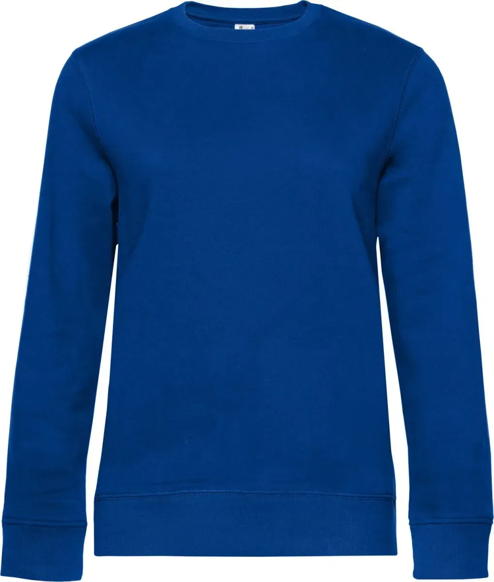 B&C Damen Sweater QUEEN Crew Neck Sweatshirt WW01Q royal M