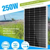 Gliese Solarpanel 250W 12V Monokristallin Solarmodul 250 Watt Mono für Wohnmobil Boot Camping