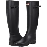 HUNTER Refined Tall Womens Wellington Boots 38 EU Black - 38 EU