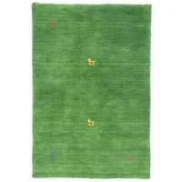 Morgenland Gabbeh Teppich - Softy - Agra - grün - 120 x 70 cm - rechteckig