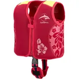 Konfidence Schwimmweste – Premium Schwimmjacke mit abnehmbarem Sicherheitsgurt für Kinder | Einstellbarer Auftrieb | CE-konform | Von Schwimmschulen empfohlen (Oahu Pink, S 15-19kg)